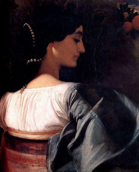 Lord Frederic Leighton An Italian Lady oil painting image
